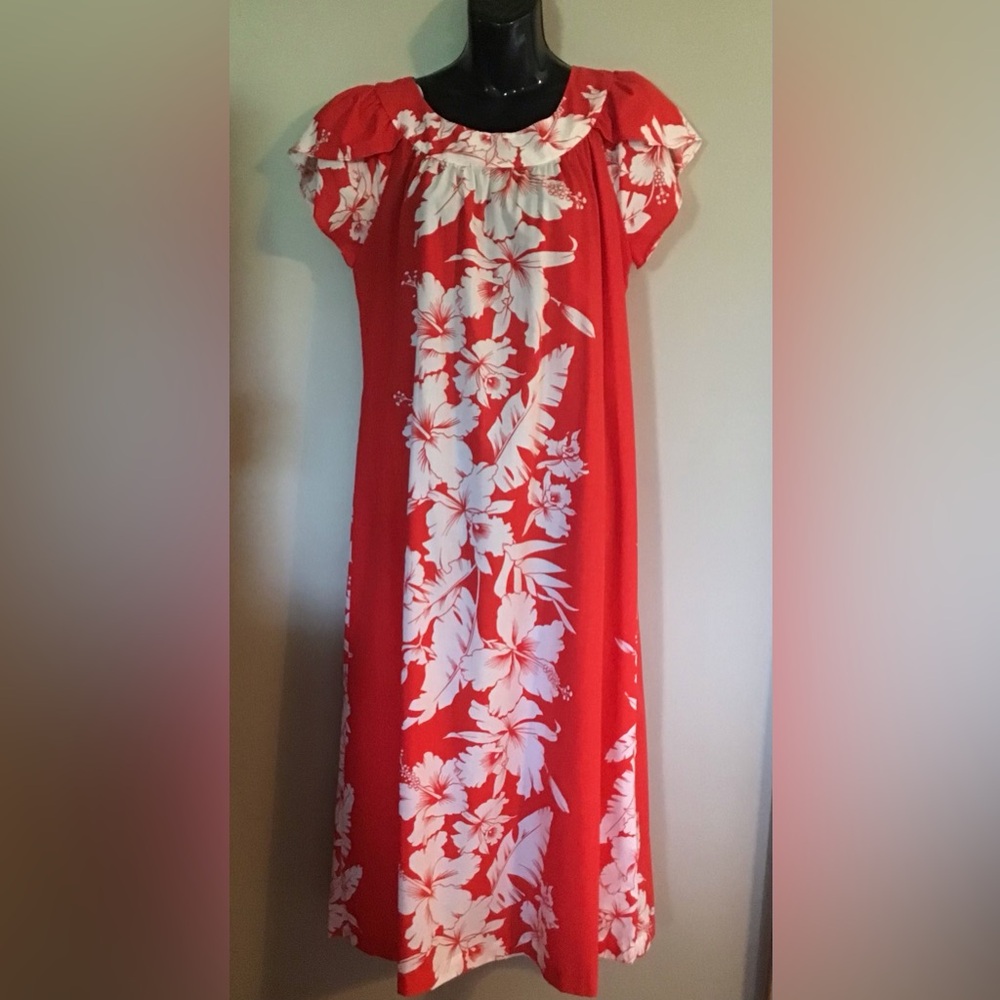 Vintage Hawaiian style dress/kaftan.